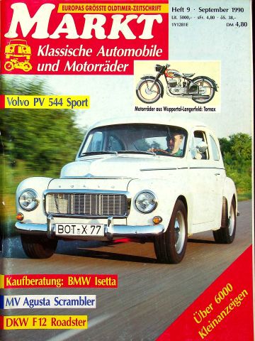 Deckblatt Oldtimer Markt (09/1990)